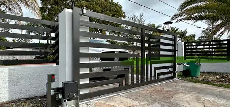 Automatic Driveway Gate Installation White Oak