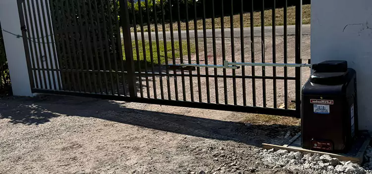Solar Swing Gate Opener White Oak