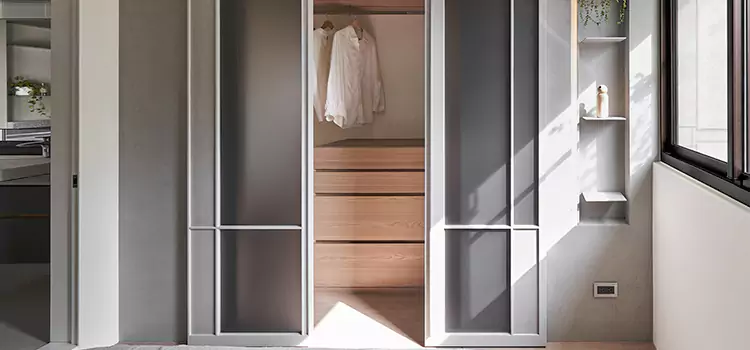 Mirror Sliding Door Replacement White Oak
