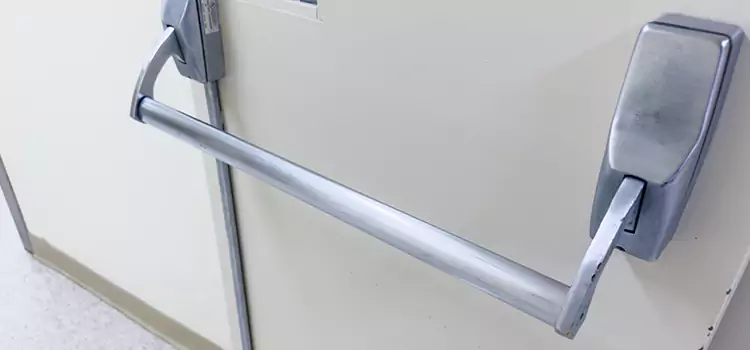 Panic Door Hardware Installation White Oak