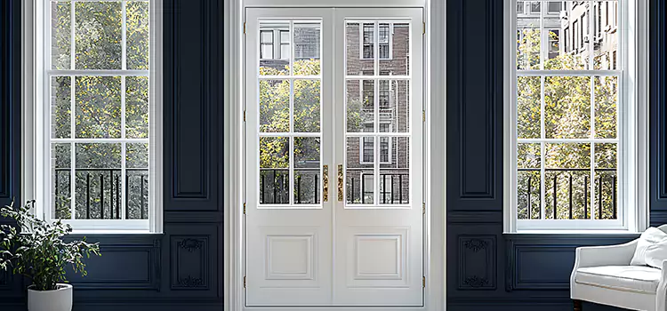 French Door Lock Repair White Oak