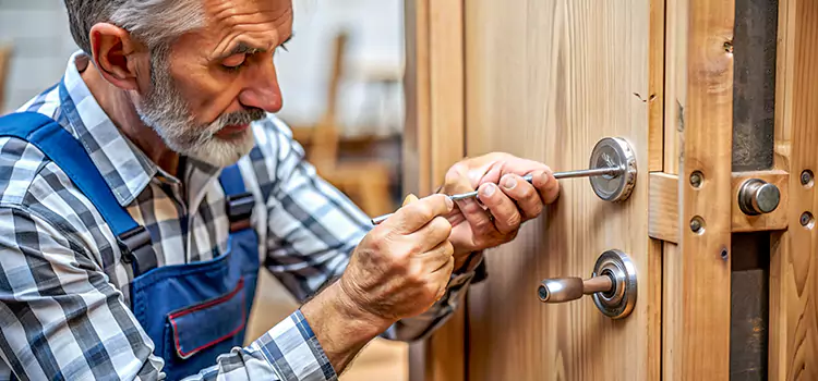 Mortise Replacement Lock White Oak