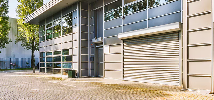 Electric Roller Garage Doors White Oak