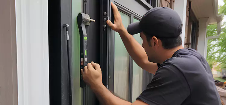 Fix Latch on Sliding Door White Oak