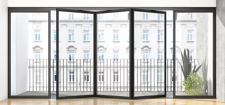 Premium Material Balcony Doors White Oak